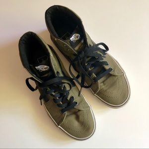 Vans SK8-HI Hightop Skate Shoes Drk Olive green